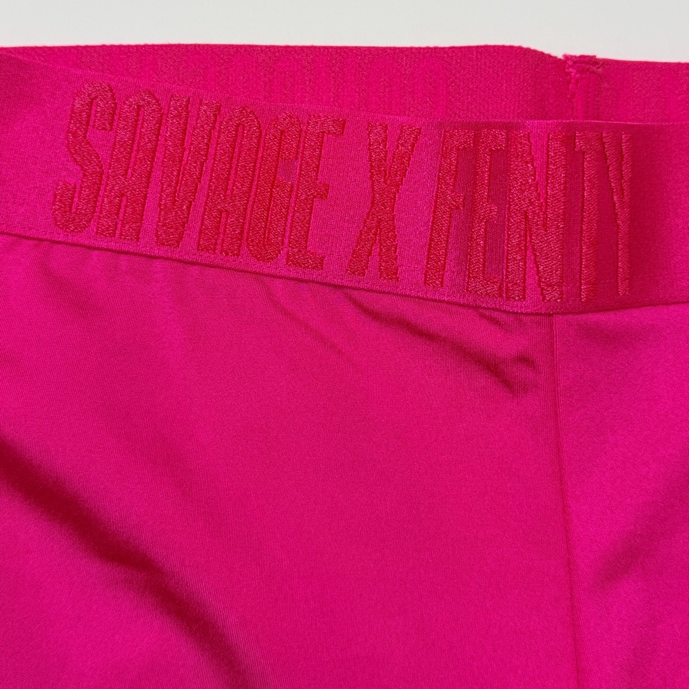 Pink Leggings Athleisure Savage X Fenty Sports Casual Lounge Pants Active Wear - Picture 8 of 17